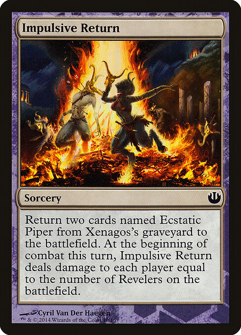 Impulsive Return - Defeat a God (#10) - Illustrated by Cyril Van Der Haegen - Magic: The Gathering Card