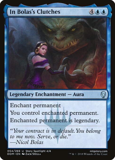 In Bolas's Clutches - Dominaria Magic card