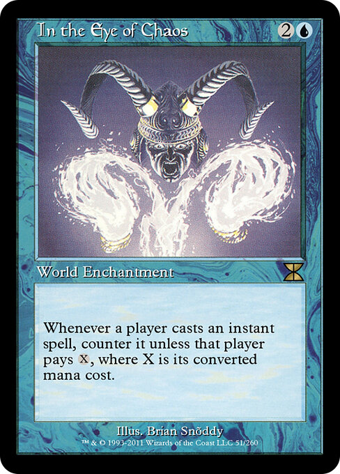 In the Eye of Chaos - Masters Edition IV Magic card