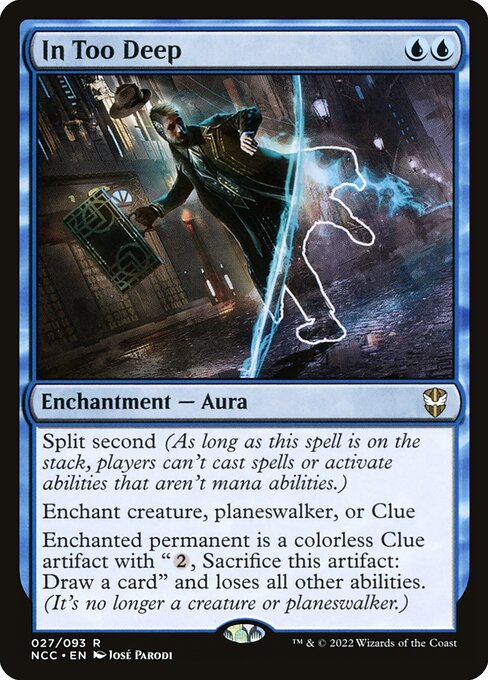 In Too Deep - New Capenna Commander Magic card