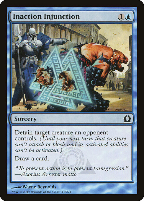 Inaction Injunction - Return to Ravnica Magic card