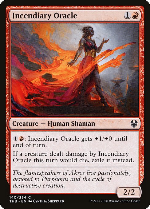 Incendiary Oracle - Theros Beyond Death Magic card