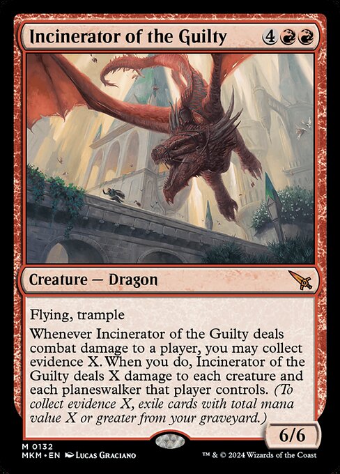 Incinerator of the Guilty - Murders at Karlov Manor Magic card