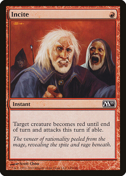 Incite - Magic 2011 Magic card