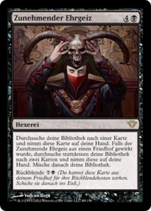 Increasing Ambition - Shadows of the Past (#32) - Illustrated by Volkan Baǵa - Magic: The Gathering Card