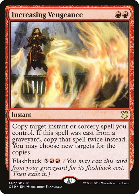 Increasing Vengeance - Commander 2019 Magic card