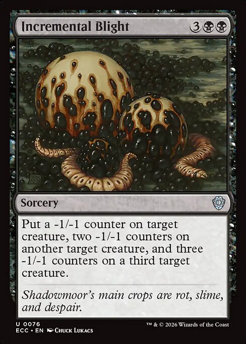 Incremental Blight - Lorwyn Eclipsed Commander Magic card