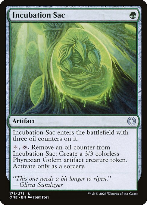 Incubation Sac - Phyrexia: All Will Be One Magic card