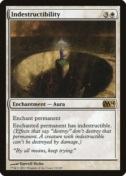 Indestructibility - Magic 2014 Magic card