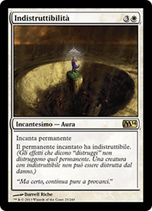 不滅 (Indestructibility) - Magic 2014 (#23) - Illustrated by Darrell Riche - Magic: The Gathering Card