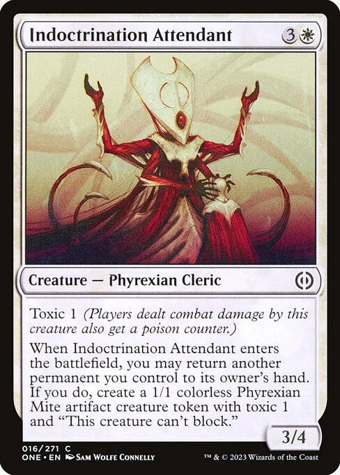 Indoctrination Attendant - Phyrexia: All Will Be One Magic card