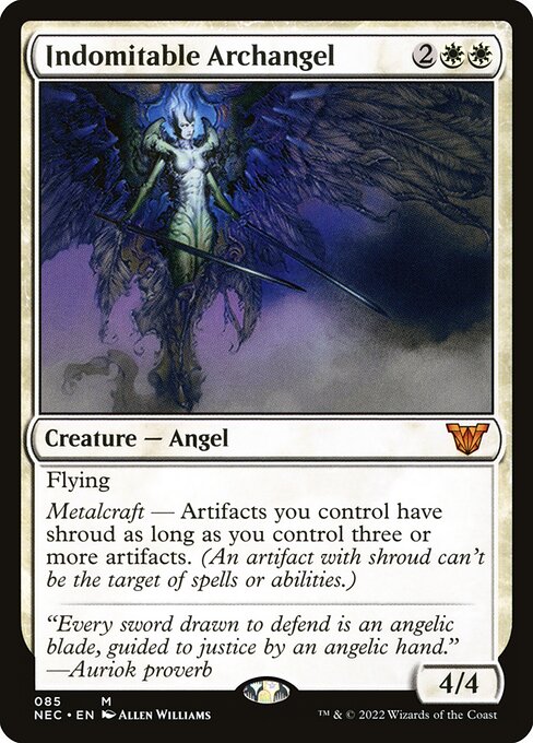 Indomitable Archangel - Neon Dynasty Commander Magic card