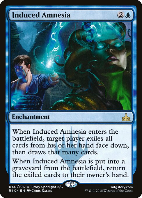 Induced Amnesia - Rivals of Ixalan Magic card