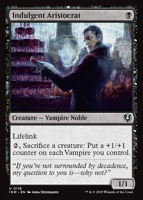Indulgent Aristocrat - Innistrad Remastered Magic card