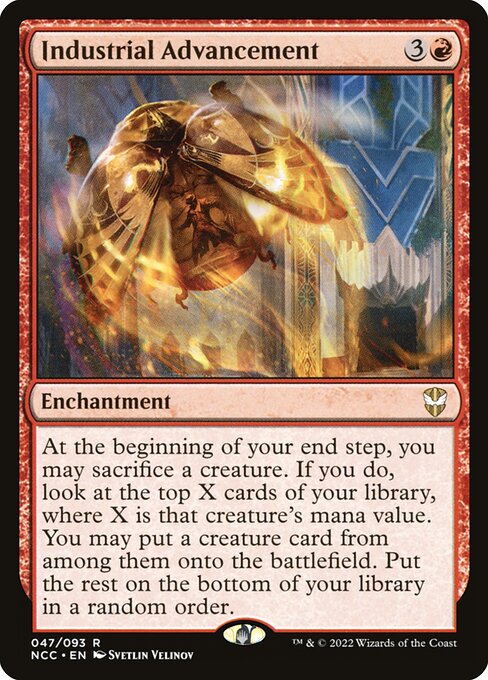 Industrial Advancement - New Capenna Commander Magic card