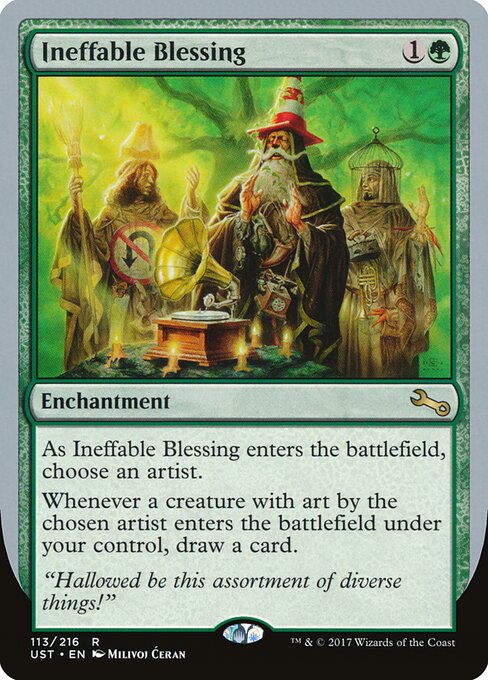 Ineffable Blessing - Unstable Magic card