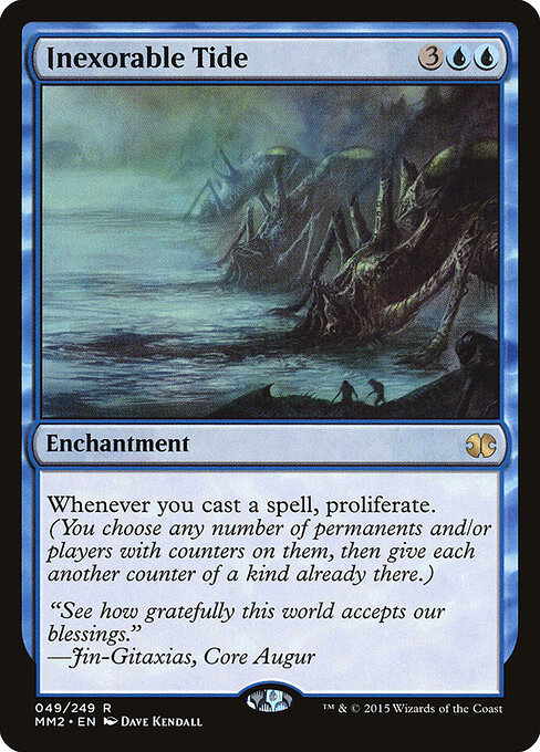 Inexorable Tide - Modern Masters 2015 Magic card
