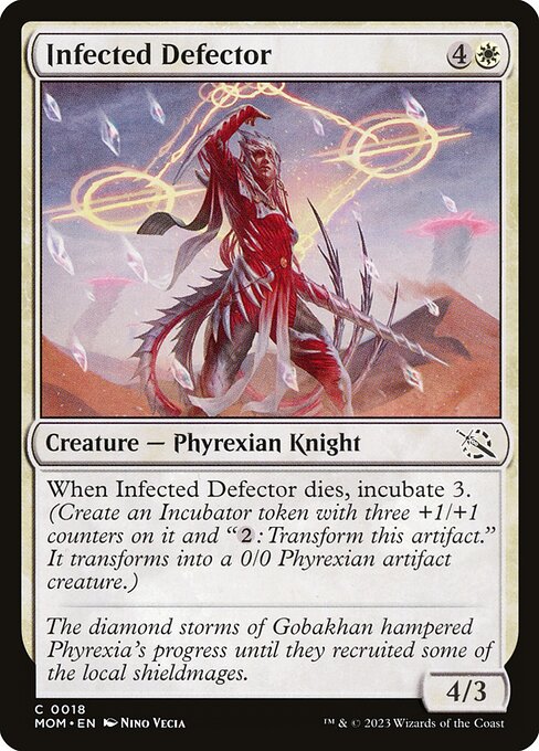 Infected Defector - March of the Machine Magic card