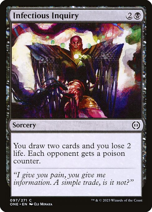 Infectious Inquiry - Phyrexia: All Will Be One Magic card