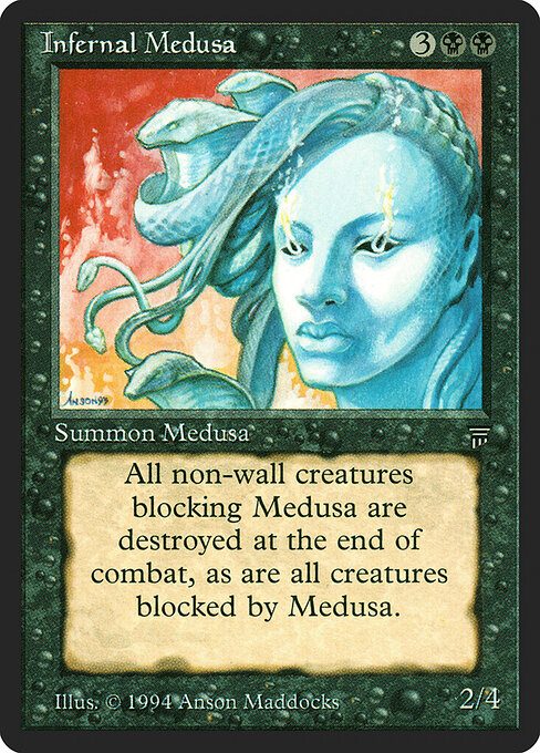 Infernal Medusa - Legends Magic card