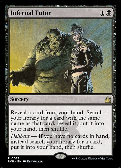 Infernal Tutor - Ravnica Remastered Magic card