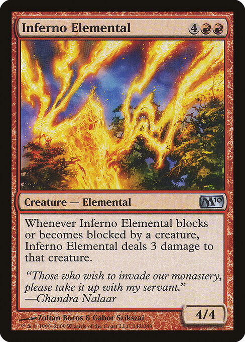 Inferno Elemental - Magic 2010 Magic card