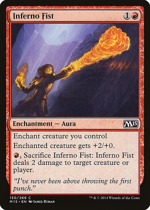 Inferno Fist - Magic 2015 Magic card