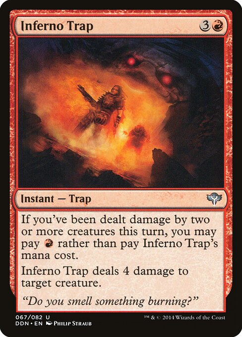 Inferno Trap - Duel Decks: Speed vs. Cunning Magic card
