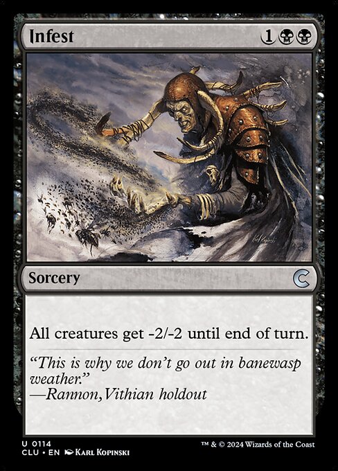 Infest - Ravnica: Clue Edition Magic card