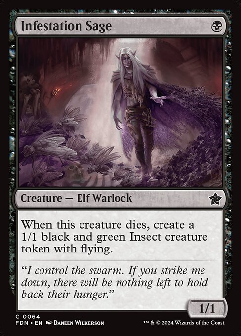 Infestation Sage - Foundations Magic card