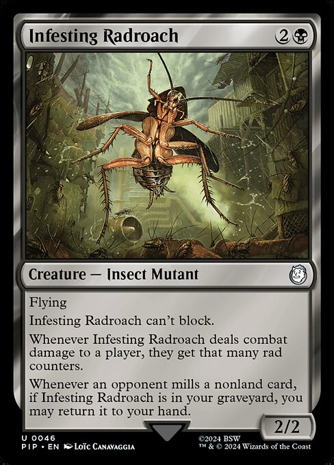 Infesting Radroach - Fallout Magic card