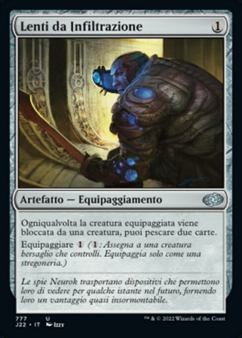Lenti da Infiltrazione (Infiltration Lens) - Jumpstart 2022 (#777) - Illustrated by Izzy - Magic: The Gathering Card