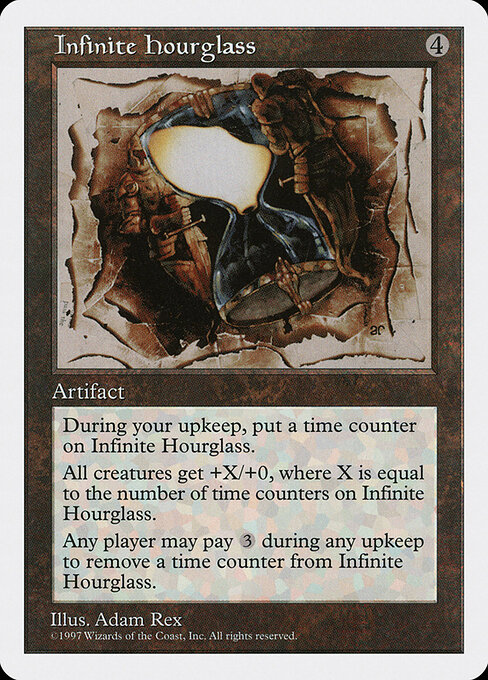 Infinite Hourglass - Fifth Edition Magic card