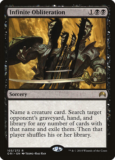 Infinite Obliteration - Magic Origins Magic card