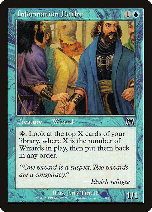Information Dealer - Onslaught Magic card