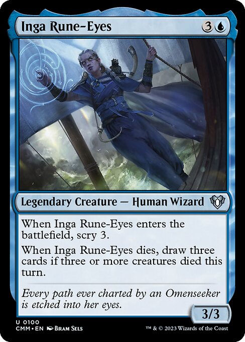 Inga Rune-Eyes - Commander Masters Magic card