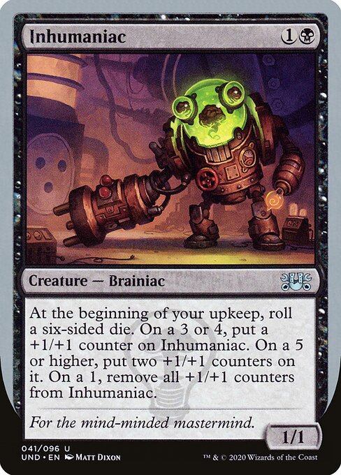 Inhumaniac - Unsanctioned Magic card