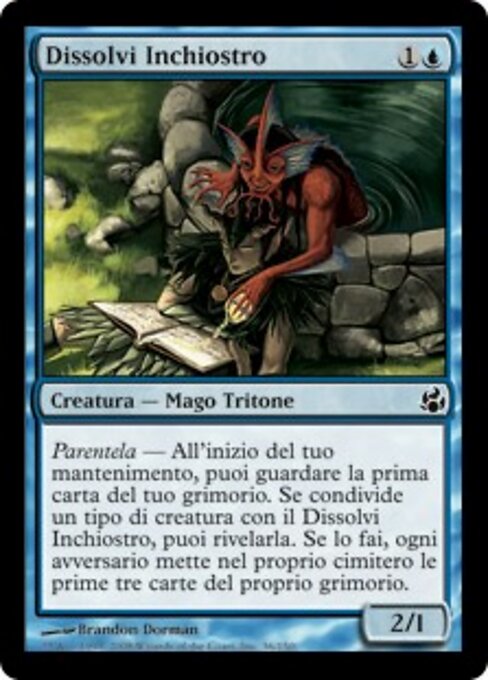 Tintenlöscher (Ink Dissolver) - Morningtide (#36) - Illustrated by Brandon Dorman - Magic: The Gathering Card