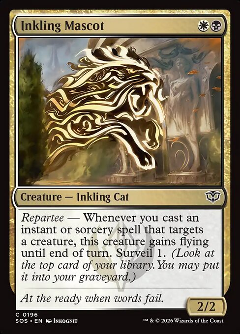 Inkling Mascot - Secrets of Strixhaven Magic card