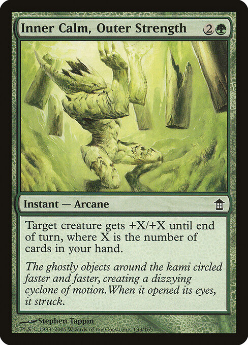 Inner Calm, Outer Strength - Saviors of Kamigawa Magic card