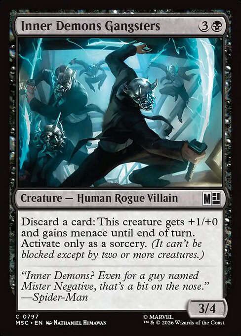 Inner Demons Gangsters - Marvel Super Heroes Commander Magic card