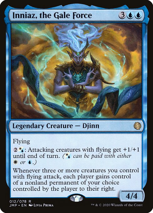 Inniaz, the Gale Force - Jumpstart Magic card