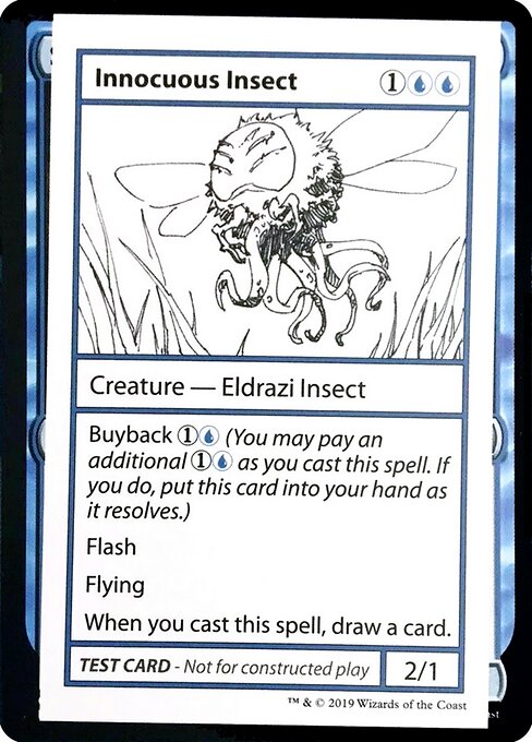 Innocuous Insect - Mystery Booster Playtest Cards 2021 (#23) - Illustrated by Jehan Choo - Magic: The Gathering Card