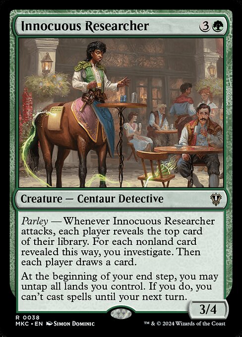Innocuous Researcher - Murders at Karlov Manor Commander Magic card