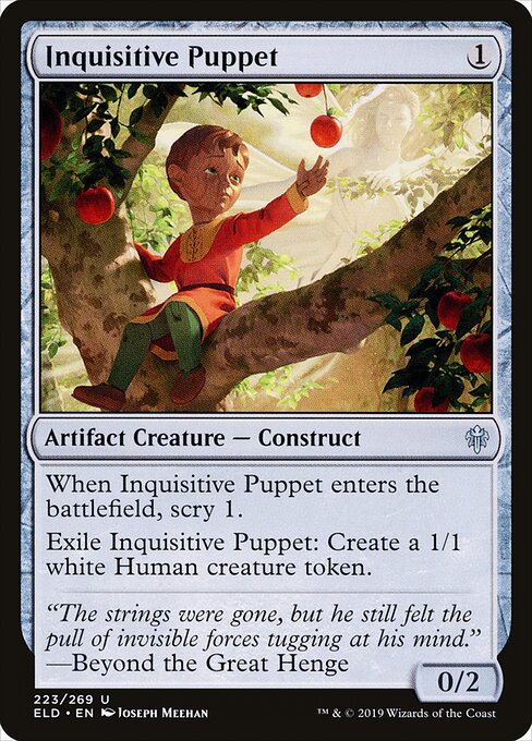 Inquisitive Puppet - Throne of Eldraine Magic card
