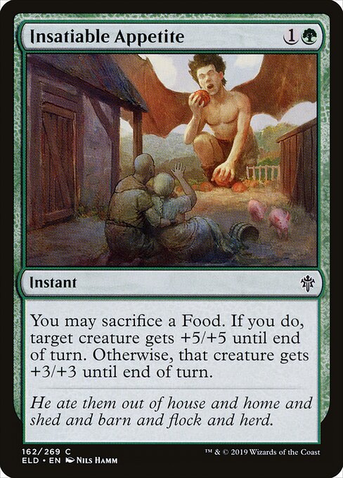 Insatiable Appetite - Throne of Eldraine Magic card