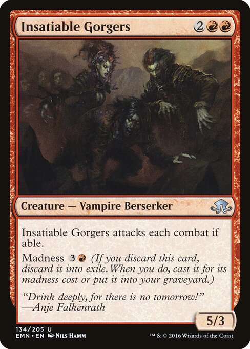 Insatiable Gorgers - Eldritch Moon Magic card