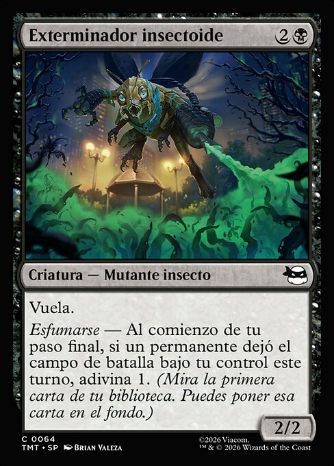 Exterminador insectoide (Insectoid Exterminator) - Teenage Mutant Ninja Turtles (#64) - Illustrated by Brian Valeza - Magic: The Gathering Card