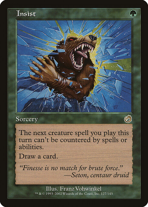 Insist - Torment Magic card