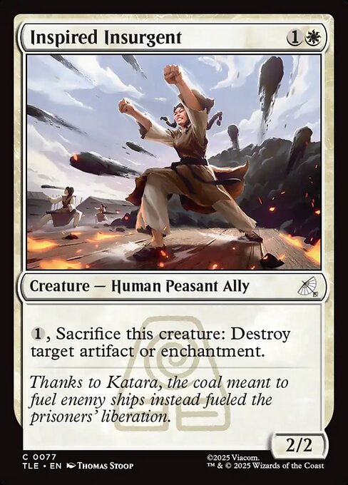 Inspired Insurgent - Avatar: The Last Airbender Eternal Magic card